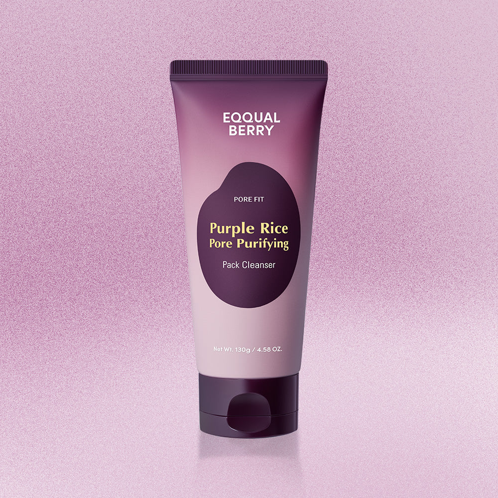 EQQUALBERRY Purple Rice Pore Purifying Pack Cleanser 130g