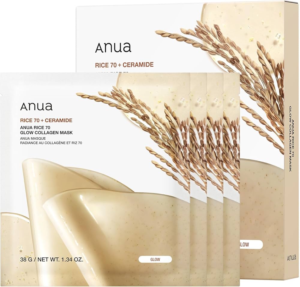 Anua - Rice 70 Glow Collagen Mask (38g) [1ea]