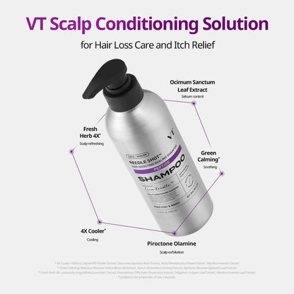 VT - Reedle Shot Hair Boosting Scaling Shampoo [500ml]