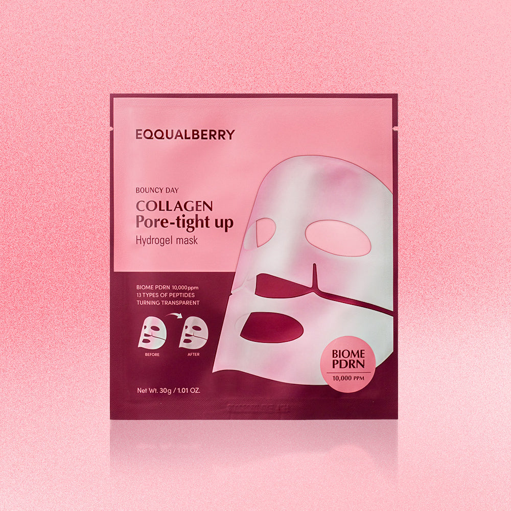 EQQUALBERRY Collagen Pore-Tight Up Hydrogel Mask 30g (1ea)