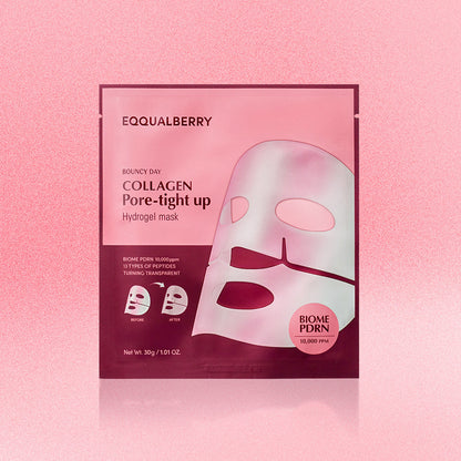 EQQUALBERRY Collagen Pore-Tight Up Hydrogel Mask 30g (1ea)