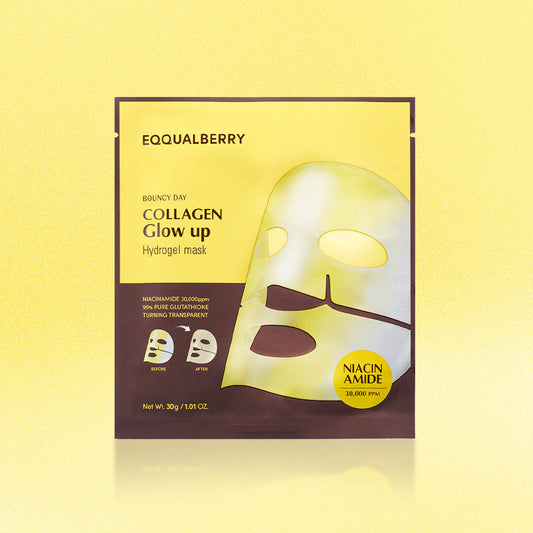EQQUALBERRY Collagen Glow Up Hydrogel Mask 30g (1ea)