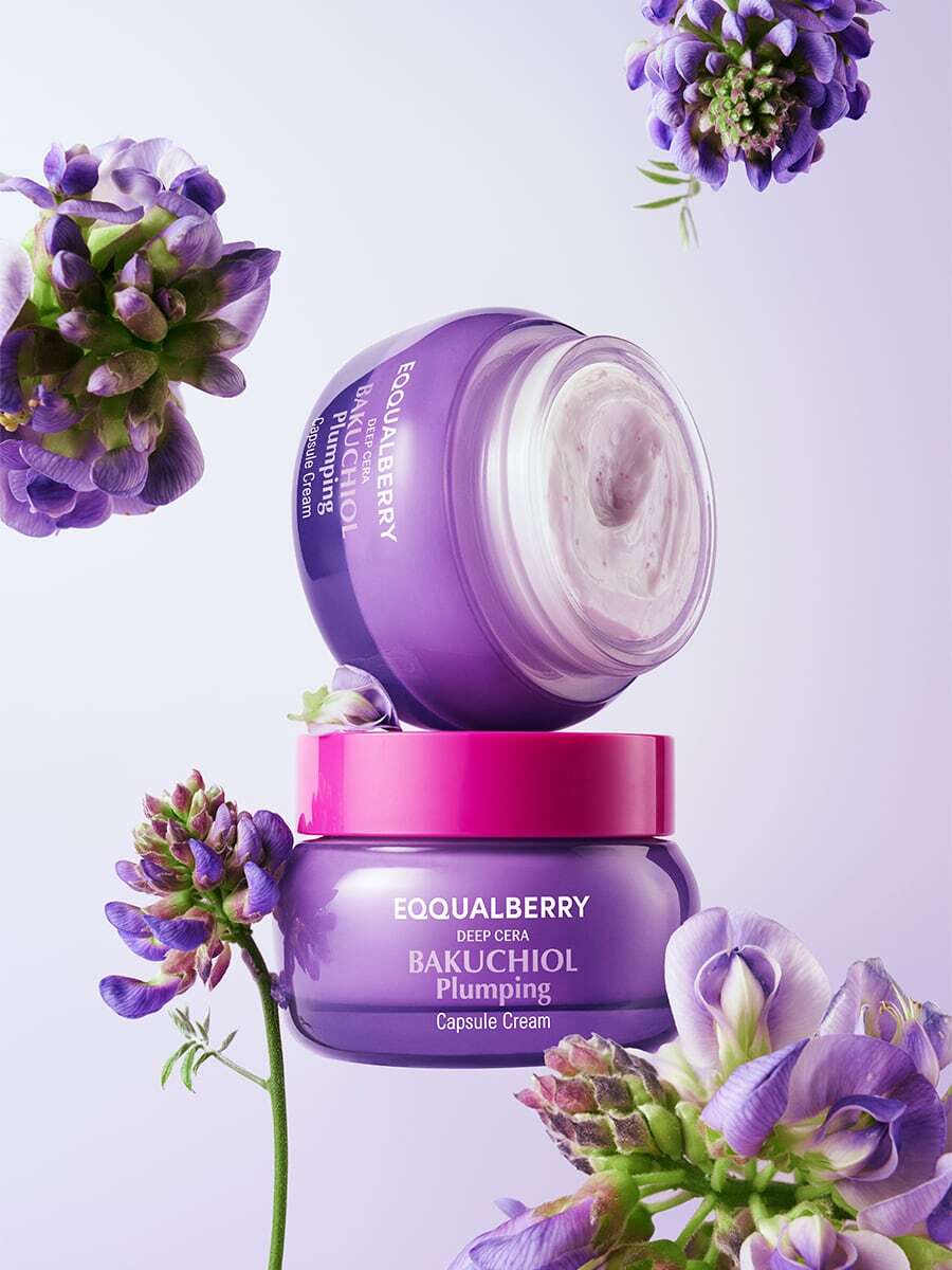 EQQUALBERRY Bakuchiol Plumping Capsule Cream 50ml