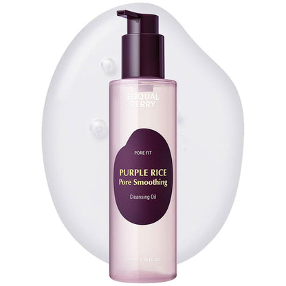 EQQUALBERRY Purple Rice Pore Smoothing Cleansing Oil 200ml