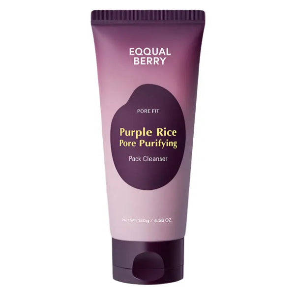 EQQUALBERRY Purple Rice Pore Purifying Pack Cleanser 130g