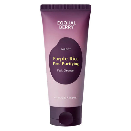 EQQUALBERRY Purple Rice Pore Purifying Pack Cleanser 130g