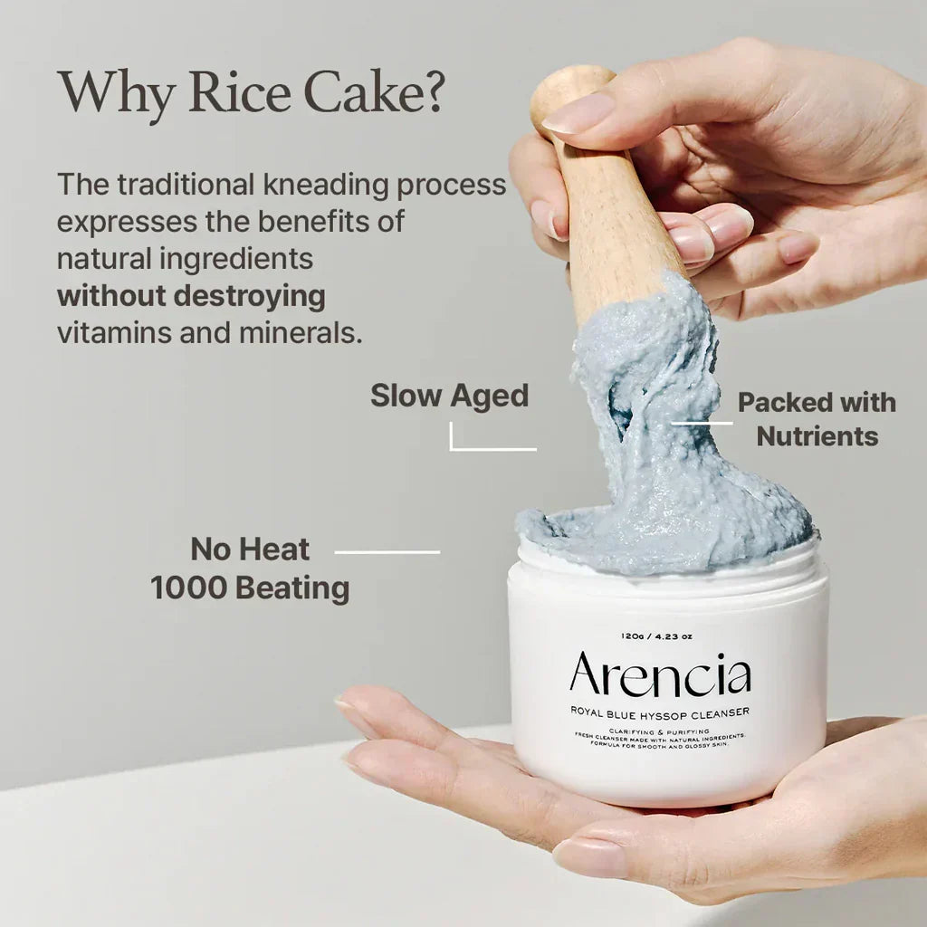 Arencia - Fresh Blue Hyssop Rice Mochi Cleanser (120g)