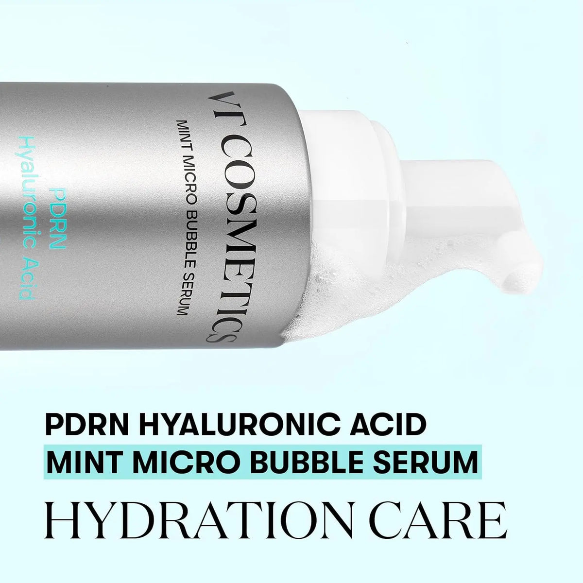 VT - PDRN Hyaluronic Acid Mint Micro Bubble Serum [70ml]