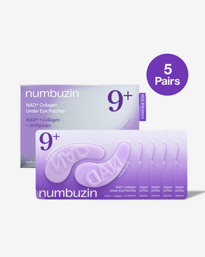 Numbuzin - No.9 NAD Collagen Under Eye Patches [5 Pairs]