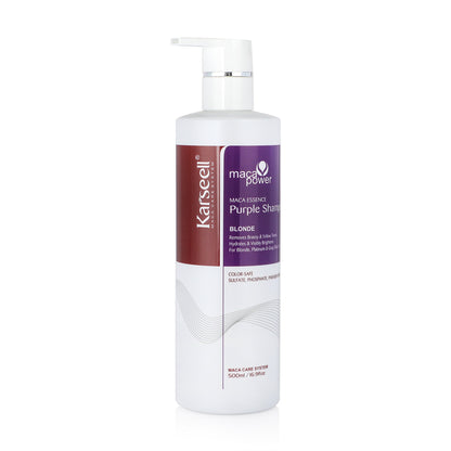 Karseell Maca Power Essence Purple Shampoo Blonde - 500ml