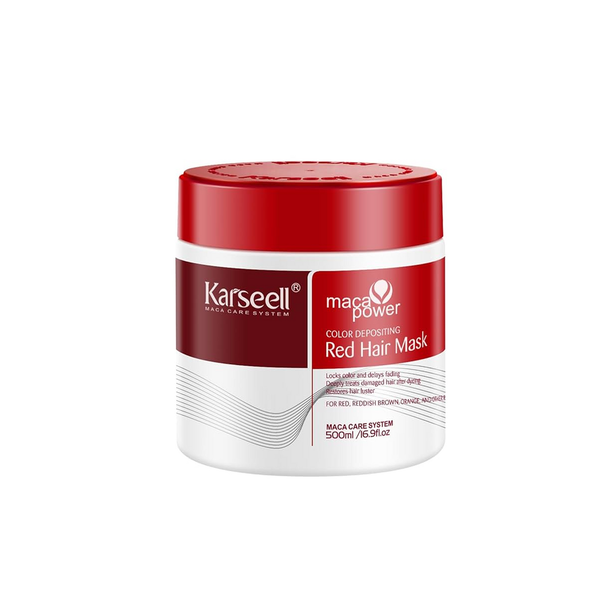 Karseell Color Depositing Red Hair Mask - 500ml