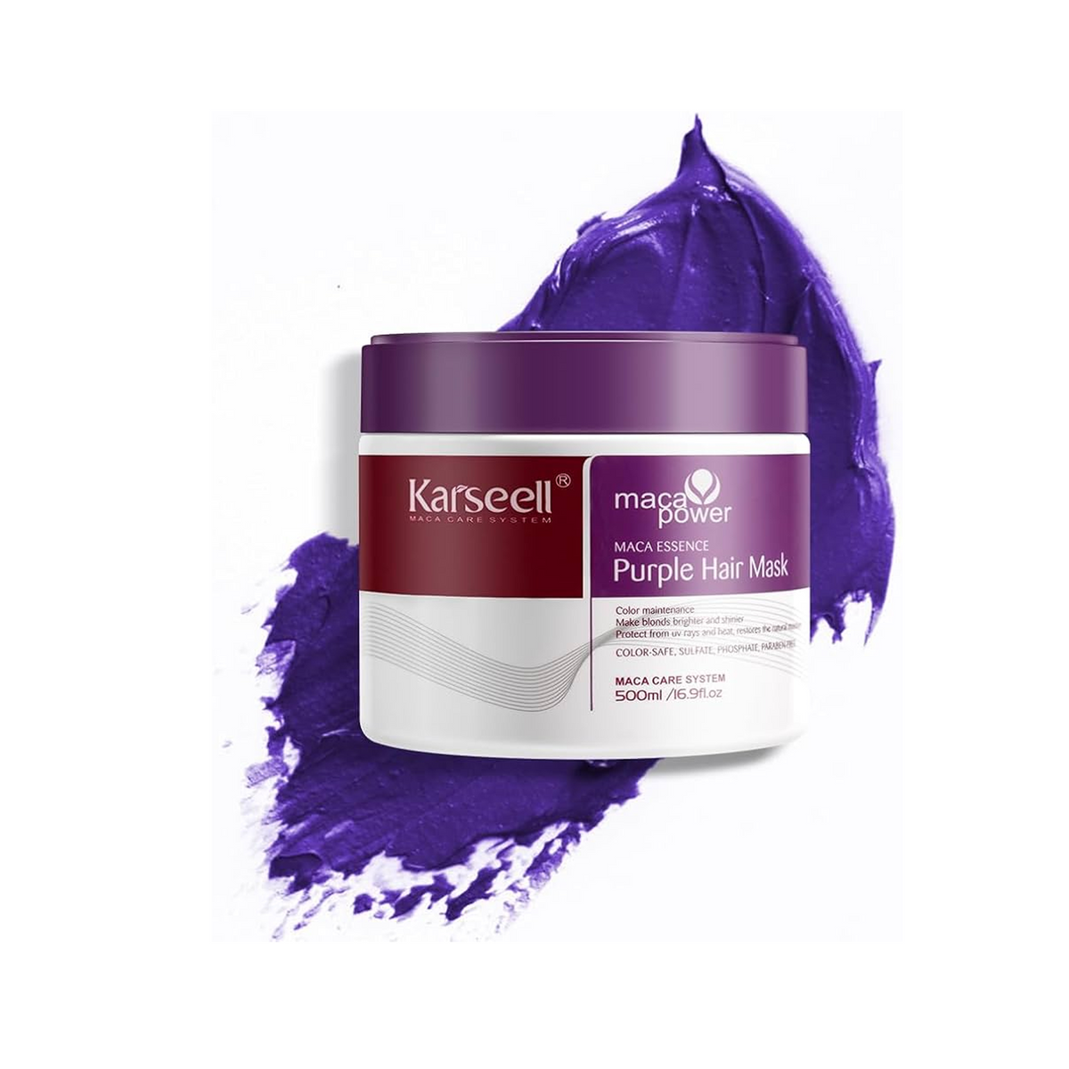 Karseell Maca Power Essence Purple Hair Mask - 500ml