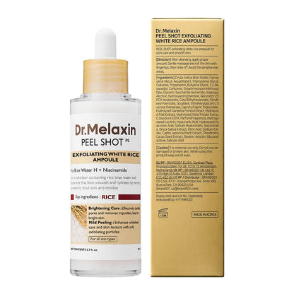 Dr.Melaxin Peel Shot Exfoliating White Rice Ampoule - 80ml