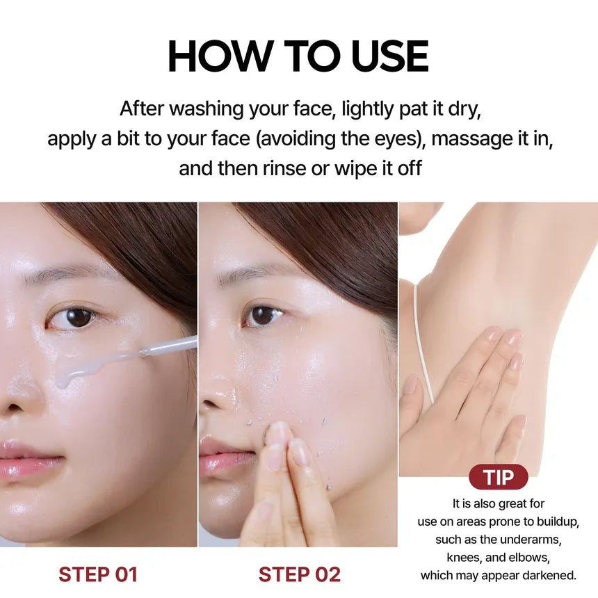 Dr.Melaxin Peel Shot Exfoliant Black Rice Ampoule - 80 ml