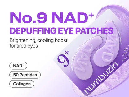 Numbuzin - No.9 NAD Collagen Under Eye Patches [5 Pairs]