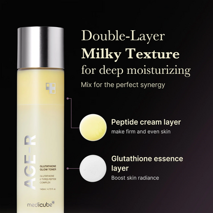 ⁠Medicube - AGE-R Glutathione Glow Toner [140ml]