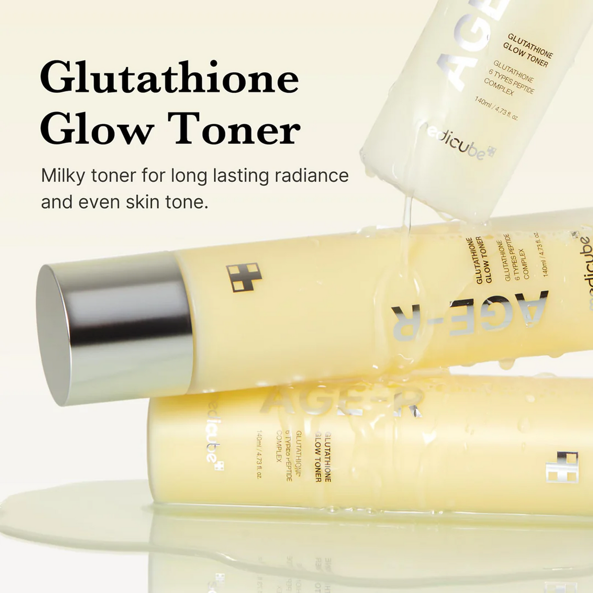 ⁠Medicube - AGE-R Glutathione Glow Toner [140ml]