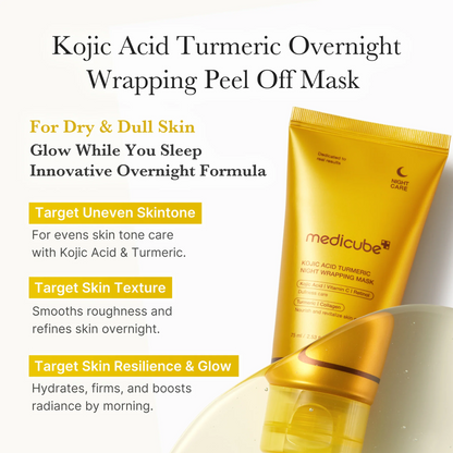 Medicube - Kojic Acid Turmeric Night Wrapping Mask (75ml)
