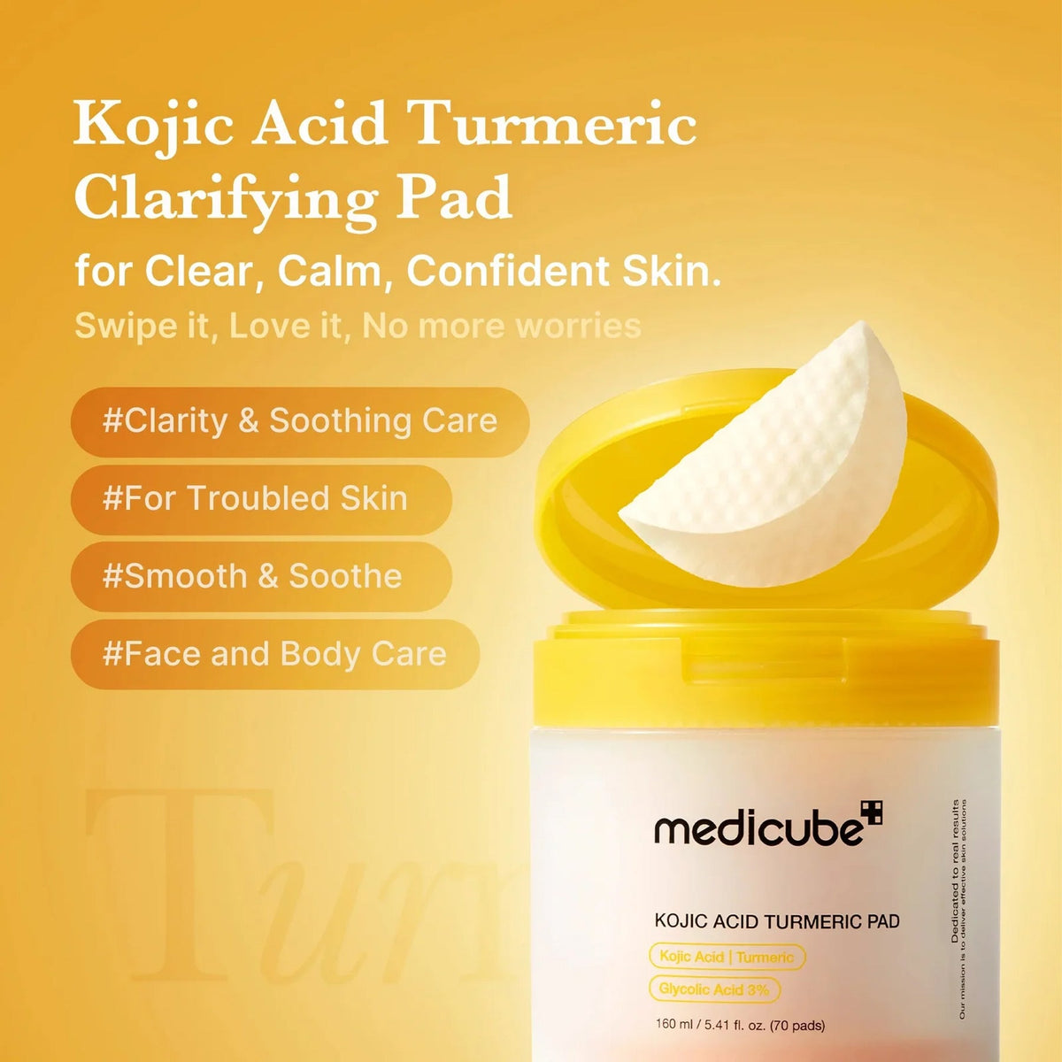Medicube - Kojic Acid Turmeric Pad [70pcs]