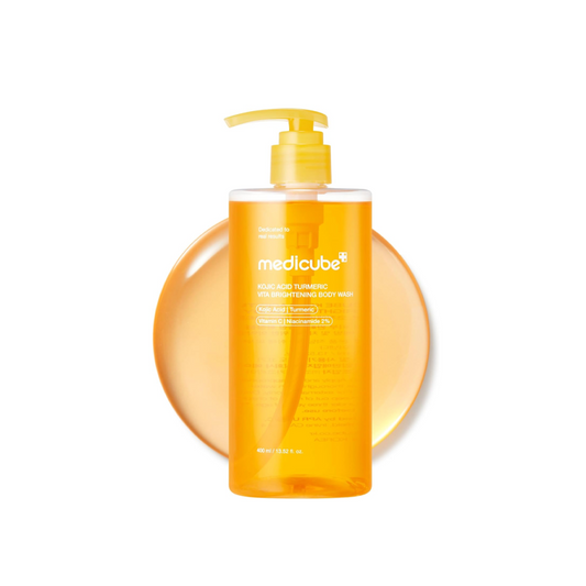 ⁠Medicube - Kojic Acid Turmeric Vita Brightening Body Wash (400ml)