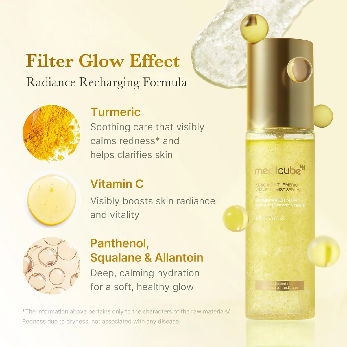 Medicube - Kojic Acid Turmeric Vita Jelly Mist Serum [100ml]