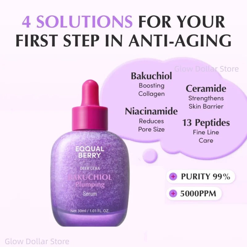 EQQUALBERRY Deep Cera Bakuchiol Plumping Serum 30ml
