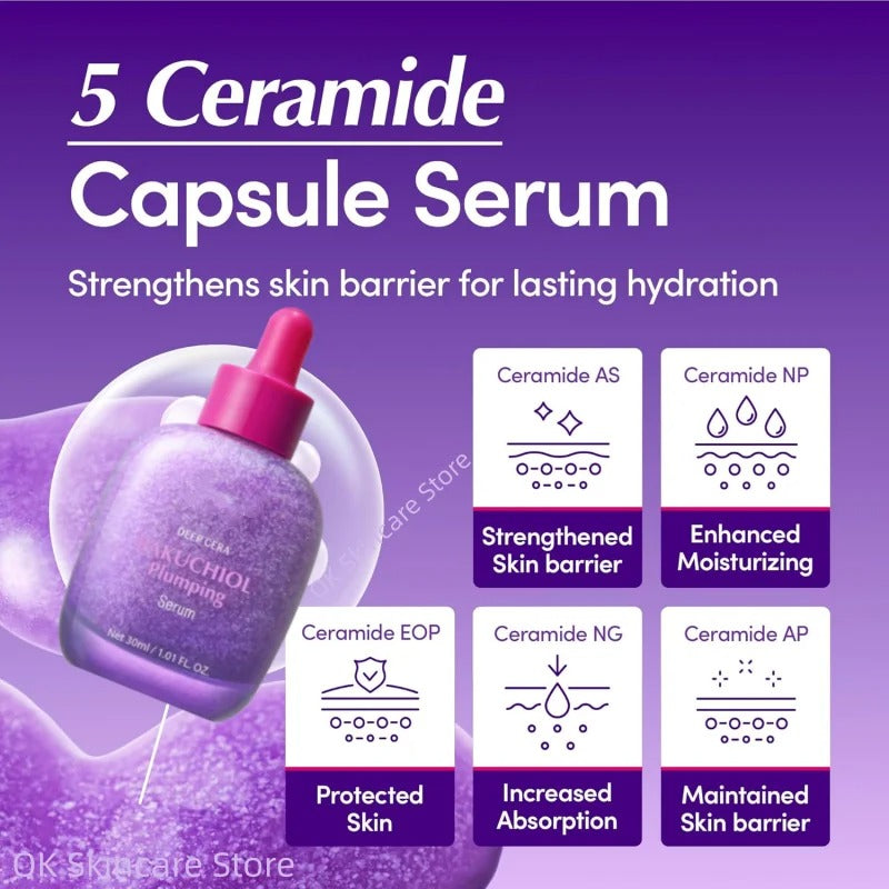 EQQUALBERRY Deep Cera Bakuchiol Plumping Serum 30ml