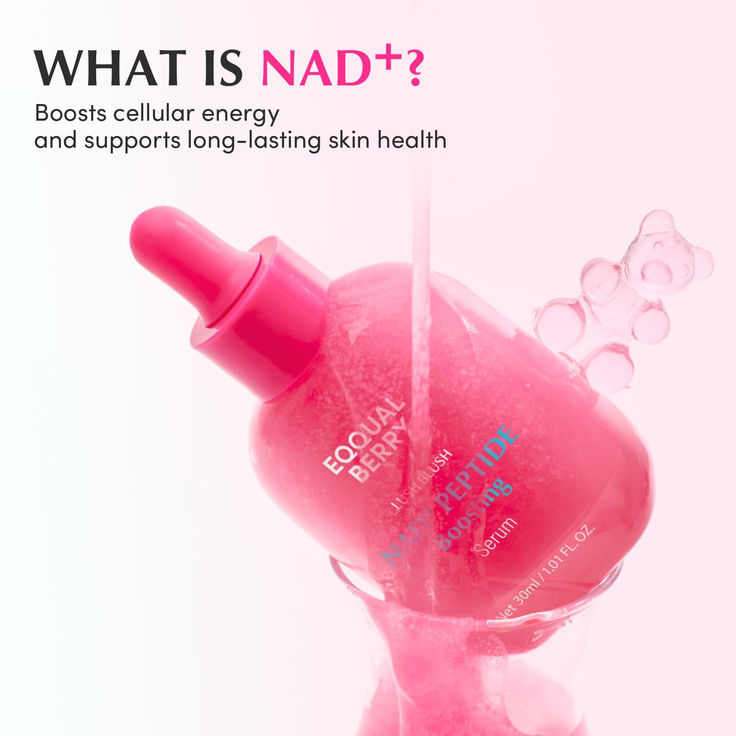 EQQUALBERRY Lush Blush NAD+ Peptide Boosting Serum 30ml