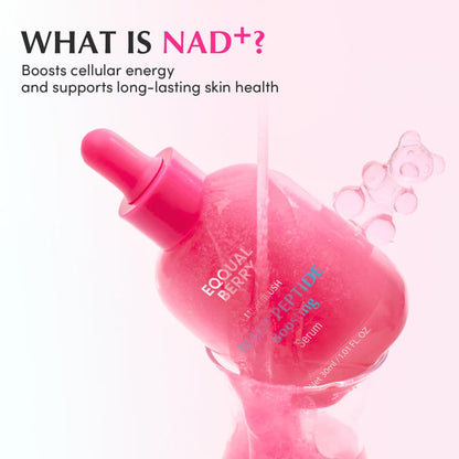 EQQUALBERRY Lush Blush NAD+ Peptide Boosting Serum 30ml